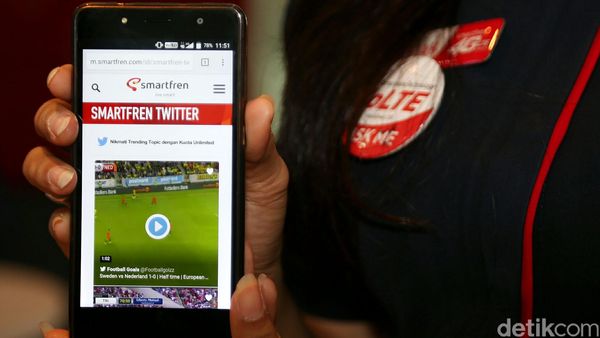 Dongkrak Pengguna 4G, Smartfren Gandeng Twitter