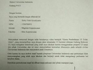 Soal Boby Mahasiswa UI, Ahok: Orang Rasis Jual Nama UI Lalu Hanya Minta Maaf? Soal Boby Mahasiswa UI, Ahok: Orang Rasis Jual Nama UI Lalu Hanya Minta Maaf?