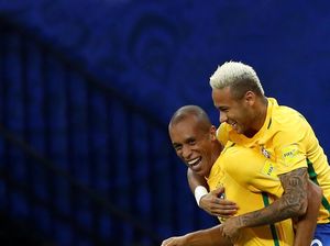 Neymar Bikin Assist dan Gol, Brasil Kalahkan Kolombia 2-1