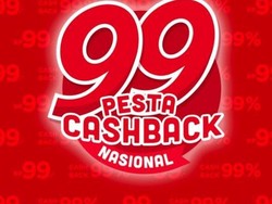 Pesta CashBack Nasional, 99 E-Commerce, Cashback hingga 99%, Mulai Dari Rp 99,-