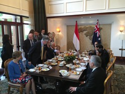 Jokowi Bertemu PM Malcolm Turnbull Bahas Hubungan Kedua Negara