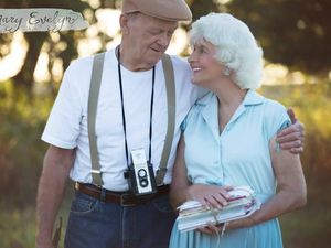 Viral, Foto Pasangan Menikah 57 Tahun Pemotretan Ala The Notebook