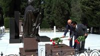 Oesman Sapta Ziarah ke Makam Pahlawan Azerbaijan
