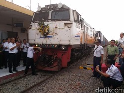Jalur Kandangan-Indro Direaktivasi, Kereta Barang 30 Gerbong Berangkat Setiap Hari