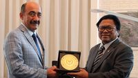 Oesman Sapta Bertemu Menteri Kebudayaan dan Pariwisata Azerbaijan