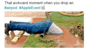 Meme Sindiran Apple AirPods