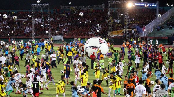 Semarak Haornas di Stadion Gelora Sidoarjo