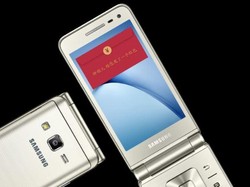 Ponsel Flip Samsung Resmi Dirilis