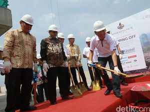 Mangkuluhur City Lakukan Topping Off Office Tower One