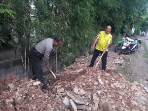 Polisi di Bekasi Geram, Bekas Proyek Galian Kabel Tak Dibenahi dan Ganggu Pengendara