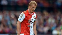 Dirk Kuyt menjadi pencetak gol untuk Liverpool di final 2007 saat kalah 1-2 dari Milan. Kuyt kini sudah gantung sepatu pada Mei 2017 bersama Feyenoord. (Foto: Sascha Steinbach/Getty Images)