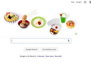 Google Doodle Hari Ini Rayakan Ulang Tahun Pencipta Replika Makanan