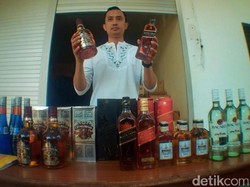 Pengiriman Ribuan Botol Miras Ilegal ke Makassar Digagalkan