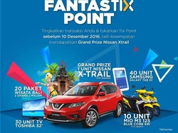 Tiket.com Rayakan Ulang Tahun dengan  Pengundian Program FantasTix Point Periode Ke-3