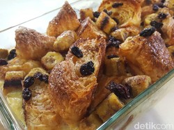 Resep Camilan : Puding Croissant Pisang