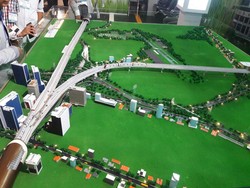 Ini Penampakan Maket Proyek LRT yang Dikerjakan Adhi Karya