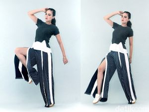 Luna Maya Pamer Kaki Jenjang di Pemotretan Luna Habits