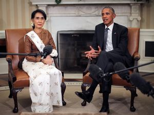 Aung San Suu Kyi Berkunjung ke AS, Obama Janji Cabut Sanksi Myanmar