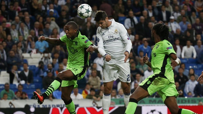 Gol Morata di Injury Time Menangkan Madrid atas Sporting