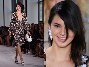 Kendall Jenner Sumringah di New York Fashion Week