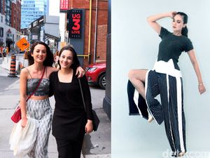 Jalan Bareng Julie Estelle dan Chelsea, Luna Maya Pamer Kaki Jenjang