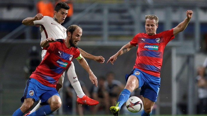 Roma Diimbangi Viktoria Plzen 1-1