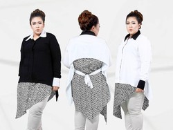 Desita Adelia, Angkat Budaya Indonesia dengan Baju Batik Big Size