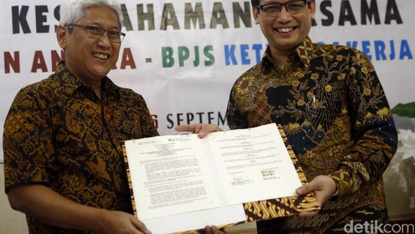 BPJS Ketenagakerjaan Bersinergi dengan LKBN Antara