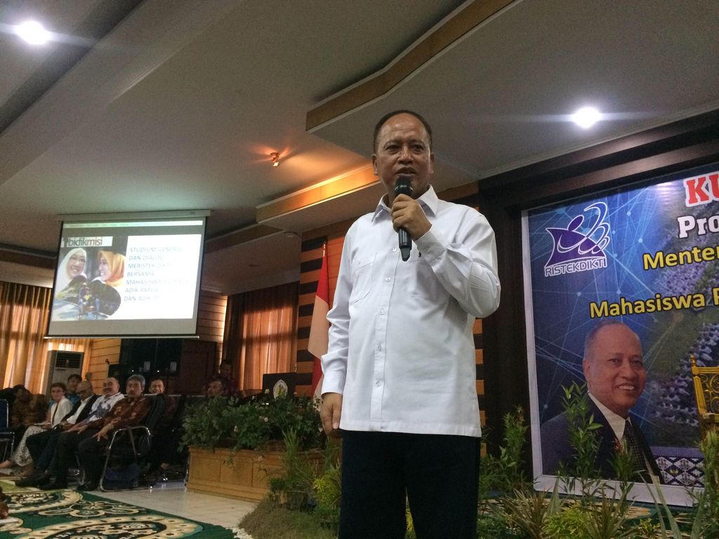 Menristek Dikti Ingatkan Rektor soal Wawasan Kebangsaan Menristek Dikti Ingatkan Rektor soal Wawasan Kebangsaan