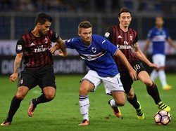 Gol Bacca di Menit-Menit Akhir Menangkan Milan atas Sampdoria