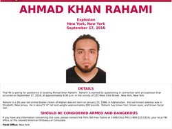 NYPD dan FBI Buru Ahmad Khan Rahami Terkait Ledakan Bom New York