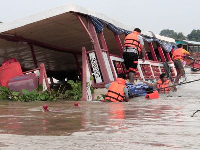 Perahu Terbalik di Thailand, 13 Orang Tewas
