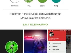 Ada Pocemon di Banjarmasin: Korban Kriminal Cukup Pencet HP, Polisi Datang