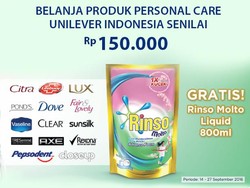 Gratis Rinso untuk Pembelian Produk Unilever di Transmart Carrefour
