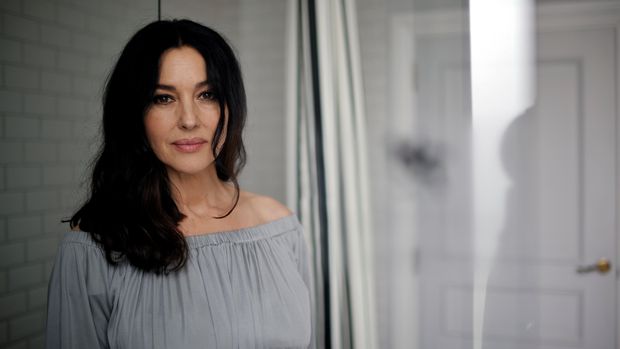 Monica Bellucci mendukung AS Roma.
