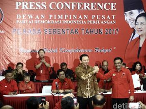 PDIP Dukung Ahok-Djarot, Timses: Struktur Pemenangan Tak Berubah