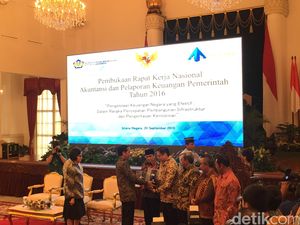Jokowi Buka Rakernas Akuntansi dan Pelaporan Keuangan Pemerintah