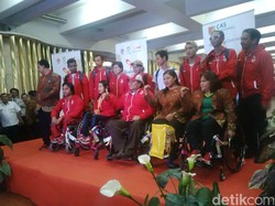 Menpora Sambut Kedatangan Atlet Paralimpiade