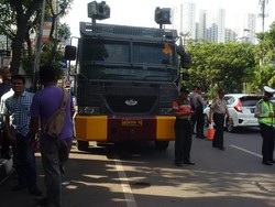 Begini Suasana Pengamanan di KPUD DKI Jelang Kedatangan Ahok-Djarot