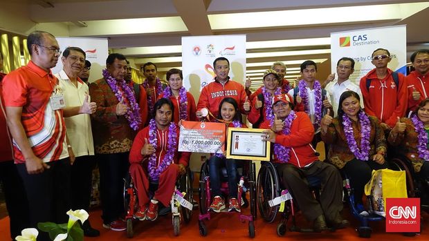 Atlet-atlet NPC Indonesia akan mendapat peralatan menjelang keberangakatan ke Malaysia 13 September.