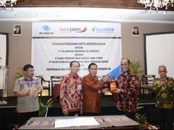 Bank Jatim Bersama Pelindo III Tandatangani MoU Guna Dukung Sektor Perdagangan Jatim