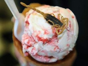 Huaah! Ini Dia Es Krim Kalajengking Paling Pedas di Dunia