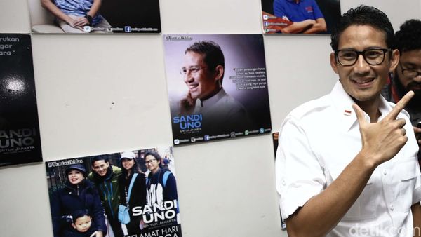 Sandiaga Jelaskan Pertemuan dengan Anies dan Yusril