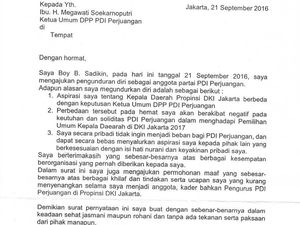 Mundur dari PDIP, Boy Sadikin Masuk Tim Pemenangan Sandiaga Uno