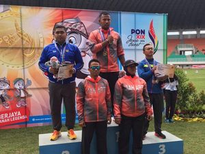 Ardiansyah Raih Emas dan Pecahkan Rekor PON Lontar Martil Ardiansyah Raih Emas dan Pecahkan Rekor PON Lontar Martil