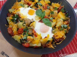 Resep Sarapan: Egg & Potatoes Baked