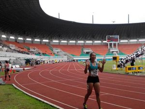Yaspy dan Tri Setyo Jadi Pelari Tercepat PON Jabar