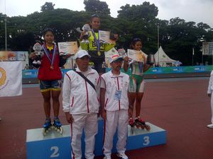 Masih Gunakan Pencatat Waktu Manual, Jabar Tambah Dua Emas Sepatu Roda