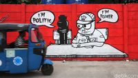 Kritik Sosial Lewat Mural di Penjaringan