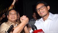 Sandiaga Uno Hadiri Rapat di Rumah Prabowo